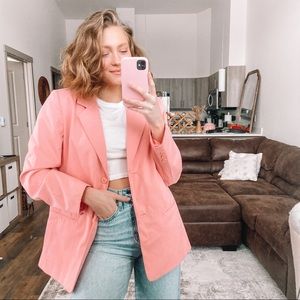 Vintage blazer pink oversized